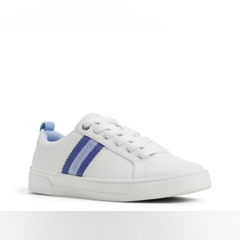Ted Baker Bailey Icon Blue-Mult Leather Stylish Women's Sneakers Size 6 - Picture 6 of 10